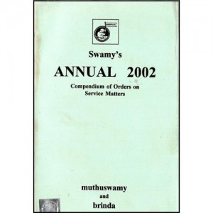 Swamy's Annual 2002 - Orders on Service Matters (C-102)
